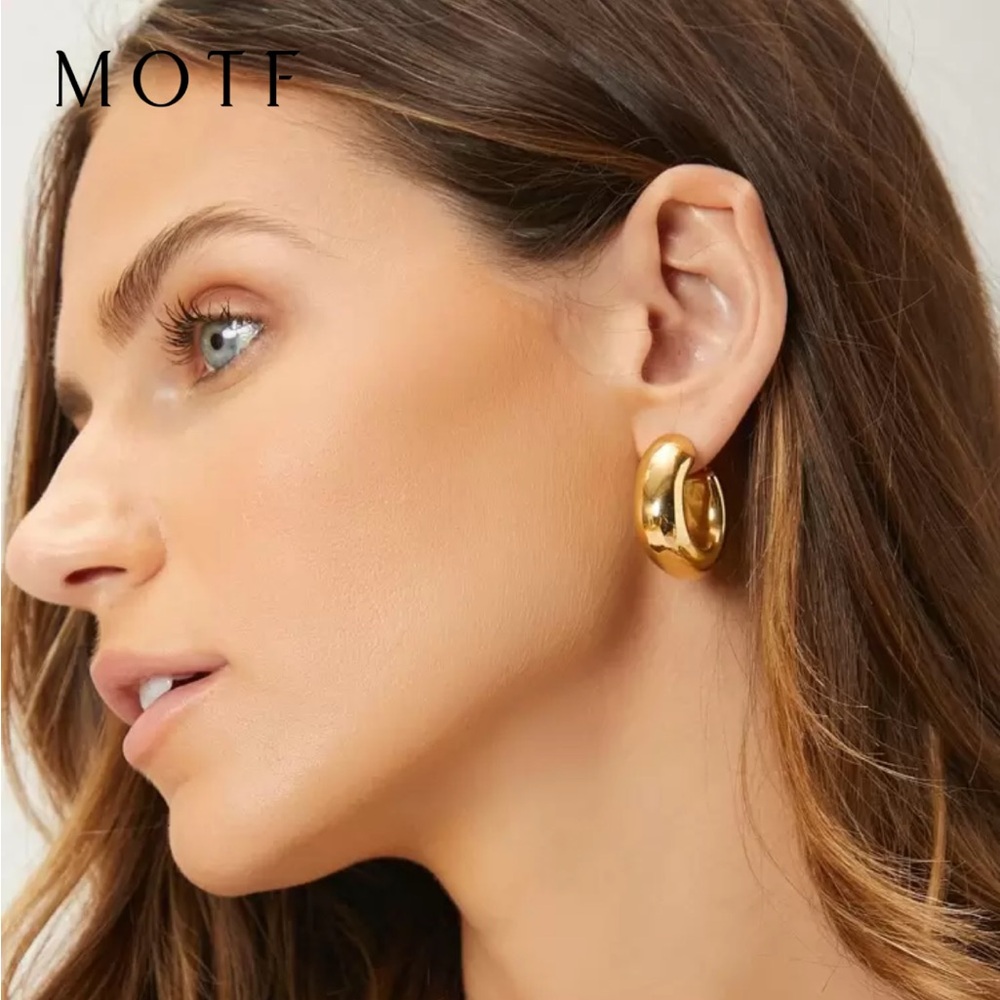 MOTF Premium Gold Hoop Earrings